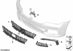 51118092154 - : Grille, Air Intake, Center for BMW Image