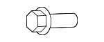 9008010343 - Body: Upper Tie Bar Bolt for Toyota Image image