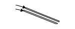 8522444070 - Body: Wiper Blade Plate for Toyota: Echo Image