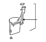 8531552010 - Body: Washer Reservoir for Toyota: Echo Image