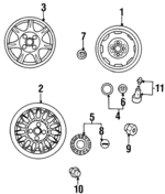9965E86050 - : Wheel, Alloy for Mazda: Miata Image