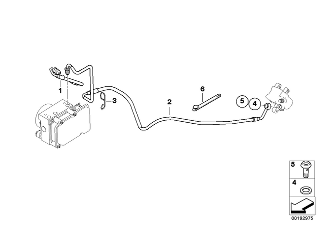 34217711809 - : Brake Pipe Bracket for BMW-Motorrad Image