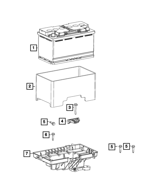 BA94R765AB - Electrical: Storage Battery for Mopar Image image