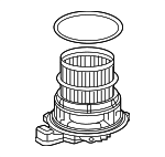 8710350180 - : Fan &amp; Motor for Lexus: GX550, LS500, LS500h, LX600, LX700h Image