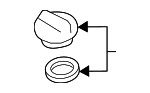 15255AA190 - Engine: Filler Cap for Subaru Image