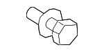 90001TZ5000 - Body: Door Window Division Bar Bolt for Honda Image