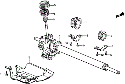 P.S. Gear Box for 1984 Honda Prelude #0