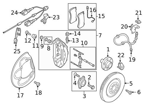 Body Wiring Harness & Components for 2015 Audi RS7 #0