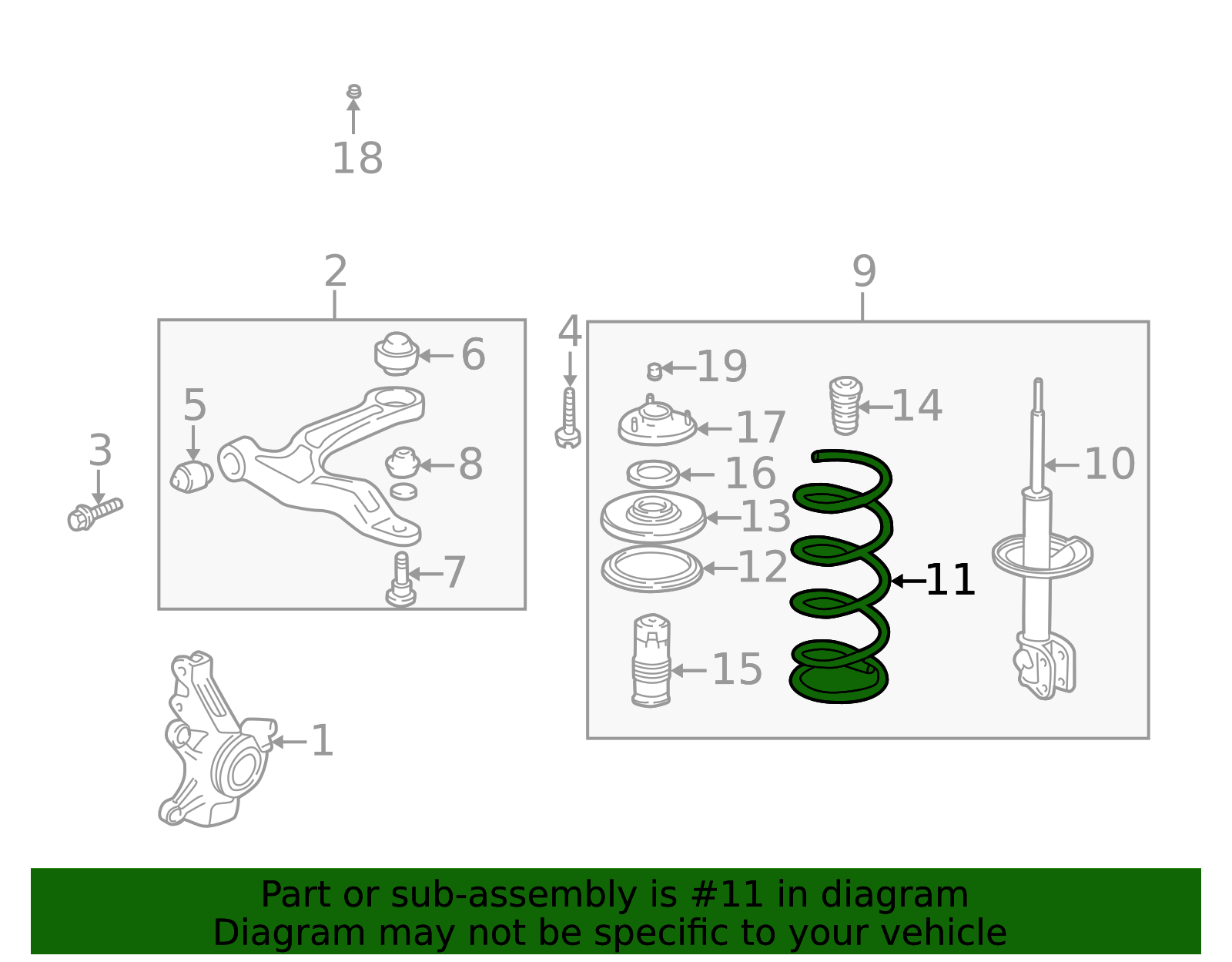 Coil Spring – OEM Suspension Load Support for Honda | AutoNation Parts