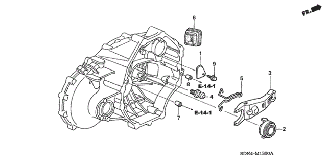 MT Clutch Release (V6) for 2004 Honda Accord #0