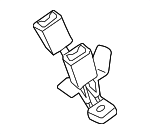 4H08577399B9 - : Buckle End for Audi Image