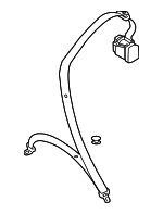 4H0857807LV04 - : Center Belt Assembly for Audi: A8 Quattro, S8 Image