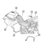 5037336AB - : Crankcase Vent Filter for Dodge: Ram 1500, Viper Image