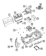 6512686AA - Electrical: Hex Nut And Washer for Mopar Image