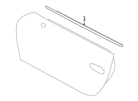 Exterior Trim - Door for 2023 Porsche 911 #0