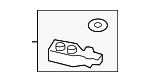 4KE820339F - HVAC: Plate for Audi Image