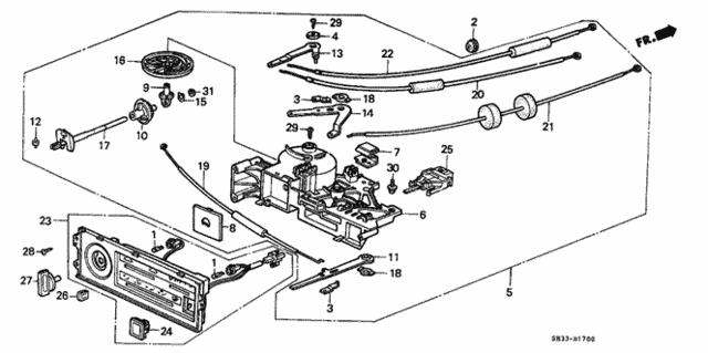 Heater Control for 1988 Honda Civic #0