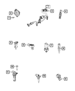 68217702AD - Electrical: Fluid Temperature Sensor for Mopar Image