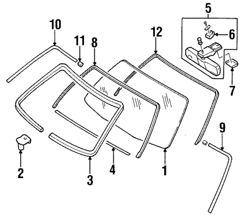 Reveal Moldings for 1998 INFINITI Q45 #0