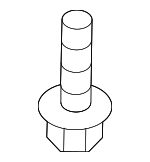 1127406256B - Body: Under Cover Bolt for Genesis: Electrified GV70, GV70 | Hyundai: Genesis Image