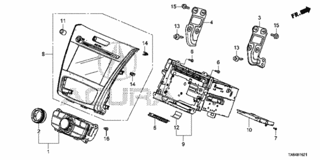 Center Module (Navigation) (2) for 2017 Acura ILX #0
