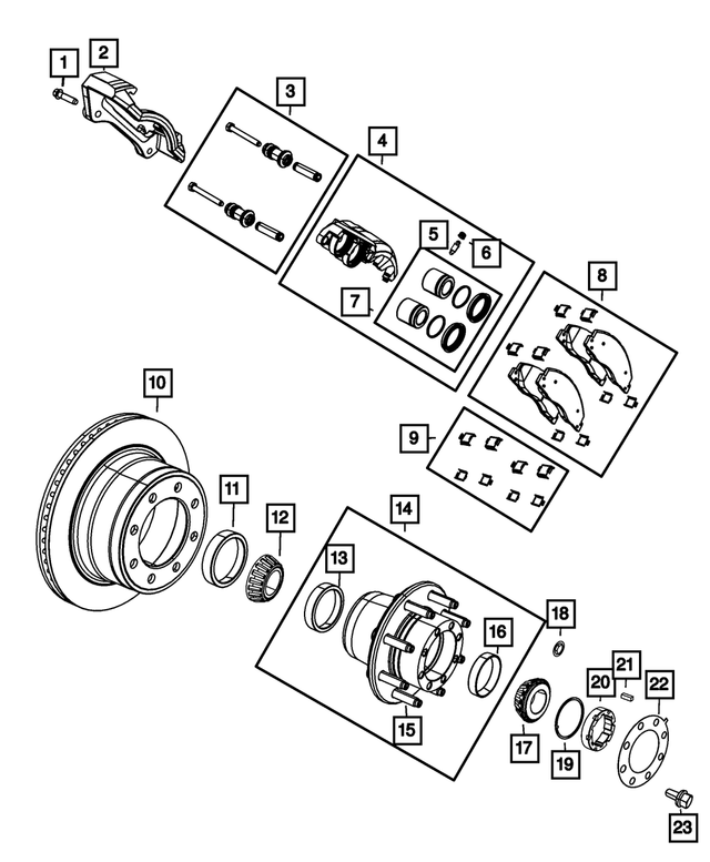 R8049177AC - Brakes: Disc Brake Caliper Assembly, Left, Remanufactured for Mopar Image