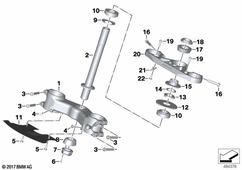 Telescopic Forks, Telelever for 2018 BMW-Motorrad HP4Race #0