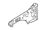LR066446 - Body: Upper Rail for Land Rover: Discovery, Range Rover, Range Rover Sport Image