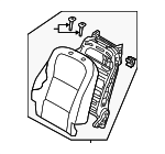 884003N810NVN - : 2014-2016 Hyundai Equus - Seat Back Assembly for Hyundai: Equus Image