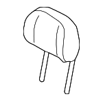 887003N600NVR - Body: Headrest for Hyundai Image