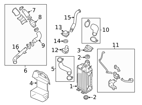 Intercooler for 2014 Kia Forte Koup #0