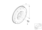 21207532057 - Engine: Twin Mass Flywheel for Mini Image