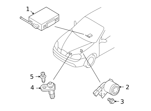 Anti-Theft Components for 2005 Suzuki Reno #0