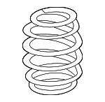 8W0511115ET - Suspension: Spring for Audi: A4, A4 Quattro, A5 Quattro, A5 Sportback, RS5, RS5 Sportback, S4, S5, S5 Sportback Image