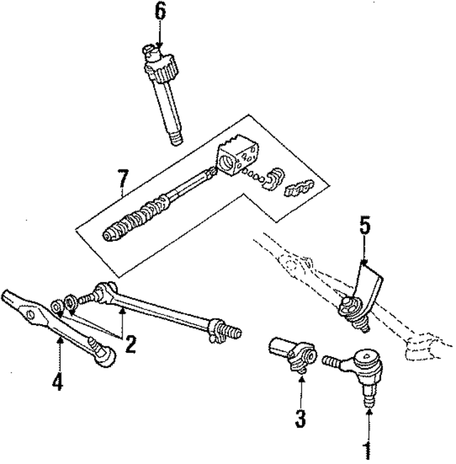 D7UZ3A131A - Steering: Outer Tie Rod for Ford: E-150 Econoline, E-250 Econoline, E-250 Econoline Club Wagon, E-350 Econoline, E-350 Econoline Club Wagon Image