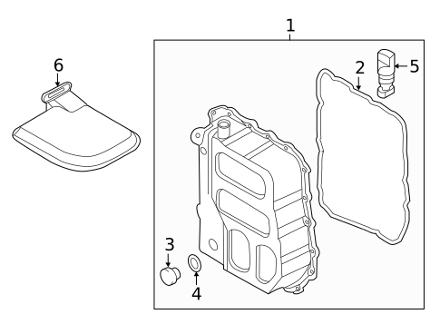 Transaxle Parts for 2018 Kia Sedona #0