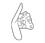 8461048050 - Steering: Shift Paddle for Lexus: GS Turbo, GS200t, GS300, GS350, GS450h, LX570, RX350, RX350L, RX450h, RX450hL Image