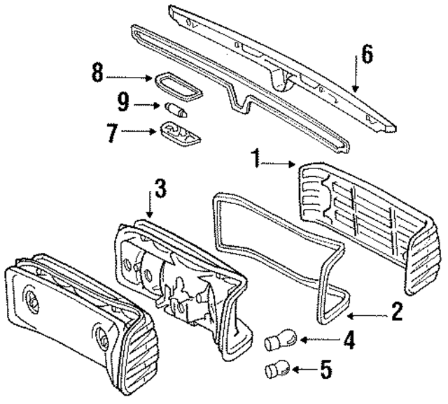 1268200666 - Electrical: Lens for Mercedes-Benz Image