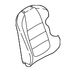 BCKB8813102 - Body: Seat Back Cover for Mazda Image