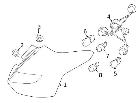 Tail Lamps for 2017 Ford Focus #0