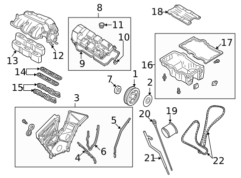 Oil Pan for 2004 Mazda MPV #1