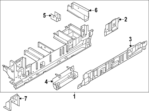 Step Assembly for 2025 Ford Transit-350 #1