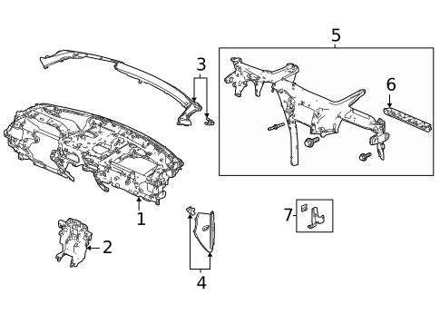 Instrument Panel for 2023 Acura MDX #0