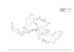1244662781 - Steering: Hose for Mercedes-Benz Image