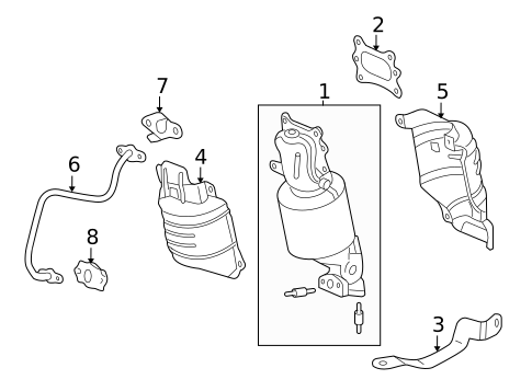 EGR System for 2017 Acura RDX #1