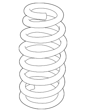55350C2311 - : Coil Spring for Hyundai Image