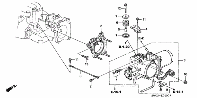 Throttle Body for 2001 Acura NSX #0