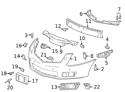 Automatic Temperature Controls for 2014 Cadillac SRX #1