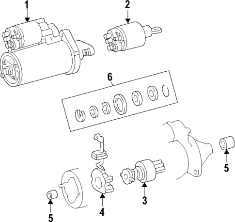 Starter for 2012 Mercedes-Benz Sprinter 2500 #1