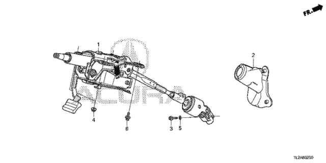 Steering Column for 2013 Acura TSX #0